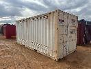 7a · 20' SHIPPING CONTAINER, VENTED/FLAMMABLES, (WHITE)