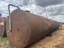 15 · MILD STEEL DIESEL HOLDING TANKS, 14.4m IN LENGTH, 2.75m DIAMETER, FILL HUTCH, LIFTING LUGS, VENTS