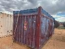 18 · 20' OPEN TOP CONTAINER WITH MILD STEEL WASTE OIL TANK