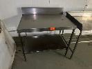 81 · 3 x STAINLESS STEEL FOOD PREP BENCHES, 3600-1100mm
