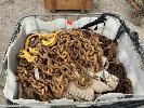 137 · ASSORTED CHAIN SETS, UP TO 16mm & SOFT SLINGS,, 1 x CRATE