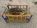 143 · WIRE ROPES & EYELETS, 25mm DIAMETER, 1 x STILLAGE