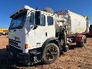 1996 International Acco 4x2 Garbage Collection Truck, Reg: N/A, Vin: 6f2126800tdc00985, Perkins Diesel Auto,, Twin Steering Controls, Compactor, Mcdonald, Mod: Fk9000, Mk3 Side Loader, Working,