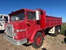 210 · INTERNATIONAL ACCO LONG DOOR TIPPER, 6x4, MOD: C1800, ID: NR, ENGINE 6345 6 CYLINDER PERKINS DIESEL, GEARBOX: T-54 5x3, 7.8-1 RATIO DIFF, 44,000LB HENDRICKSON SUSPENSION, STEEL TIPPER BODY, 2 WAY GATE NO GST