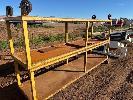 244 · 2 x 3000mm PLATE TOP TROLLEY/BENCHES