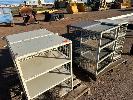 270 · 5 x STEEL SHELF UNITS, 700 x 400 x 900mm