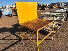 Plate Top Bench, 1100 X 800mm & Backboard
