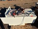 287 · MILD STEEL TRAY MOUNT FUEL TANK, 400 LITRE APPROX & METER