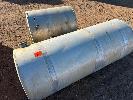 296 · 2 x ALLOY TRUCK TANKS, 1 x DIESEL & 1 x WATER