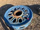304 · CAST STEEL DRIVE WHEEL, IMPELLER MACHINE SPLINE INSERT, 1350 x 330mm