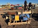 308 · GOULDS IMPELLER PUMP, 342mm, DIRECT DRIVE BY 1100kw ELECTRIC MOTOR ON SKID BASE