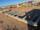 13 Bay Galv Upright Stock Rack, Box Steel, 6700mm