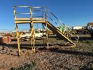 316 · ACCESS PLATFORM/STEPS, 2400mm (H), RUSTED BASE