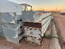 363 · 8 x WELDED STRUCTURAL COLUMNS, DIMENSIONS: 6900 x 770 x 285mm, 10m PLATE THICKNESS APPROX,, BASE & TOP BOLT PLATES