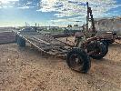 MCGRATH CURVED FRONT PLANT TRAILER, 6900mm, (DOLLY OFF)