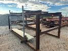 RAIL IRON 3 TIER STOCK RACK, 2.2 x 4.5m