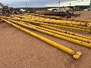14 x WELDED PIPE COLUMNS, 200/170mm DIAMETER, 13m (L)