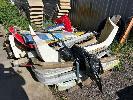 VEHICLE BODY MOULDS, FIBERGLASS SUIT FORDS, ETC., INCLUDING SPOILERS, SIDE SKIRTS, ETC, (1 x PALLET) NO GST