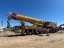 22 · LIEBHERR 400 TONNE CRANE, MOD: LTM1400-7.1, S/NO: 072-075, REG: 1SPF 622 (WA), DOM: 2007, CRANE SPECS, 400 TONNE CAPACITY, 60m BOOM, 100m RADIUS, HOURS: 13,971, MOUNTED ON 7 AXLE TRI STEER CHASSIS, TURBO DIESEL, AUTO, 3942 FRAME HOURS INDICATED, 71,412kms TRAVELLED, FRAME NO: 1099, S/NO: 92649008, VIN: W09777000EL05076, WINCH AND COUNTER WEIGHTS REMOVED (AVAILABLE TO BE COLLECTED AFTER SALE)