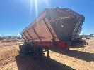 188 · SEMI TRAILER SIDE TIPPER, TRI AXLE, TRISTAR, 2017, VIN: 6T9T25NT0H2NUM042, AIR BAG, BPW AXLES, RING FEEDER