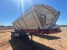 189 · SEMI TRAILER SIDE TIPPER, TRI AXLE, TRISTAR, 2013, VIN: 6T9T25NT0D2NUM212A, AIR BAG, ALLOYS, BPW AXLES