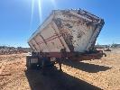 191 · SEMI TRAILER SIDE TIPPER, TRI AXLE, TRISTAR, 2013, VIN: 6T9T25NT0D2NUM187, AIR BAG, ALLOYS, BPW AXLES