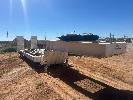 194 · GITSHAM TRI AXLE FLOAT, REG: 54913-5 (VIC), 8.4m DECK, 8.25-R156 TYRE, OUTRIGGERS, HYDRAULIC RAMPS, LED LIGHT UPGRADE