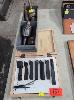 Lathe Cutting Tool Set,, 7 Piece In Timber Storage Case With, M/T Chucks & Live Centres No Gst