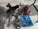 Rotary Vice Base, Pipe Bending Dies, Manual Metal Shears, Etc, Under Table No Gst