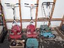 171 · 3 x VINTAGE ELECTRIC MOWERS, SUNBEAM,, MOD: 18" TWIN ROTOR & LIGHTWEIGHT, 240V NO GST