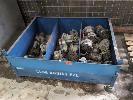 187 · QUANTITY STARTER MOTORS & ALTERNATORS, SUT FORD FALCONS, HOLDENS, VALIANTS, ETC, SECONDHAND, CONTENTS OF STILLAGE NO GST