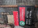 173a · FRAMED & GLAZED SUNBEAM SIGN. SUNBEAM SIGN ON COREFLUTE. 2 X WORKSHOP CHARTS. WOODEN STEP LADDER. NO GST