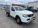 7 · 2017 MITSUBISHI TRITON SINGLE CAB TRAY TOP, REG: S070 CBX, VIN: MMAYJKK10JH001101, ENG: 4N15UCG8089, ODO: 118,608kms SHOWING, 2.4 LITRE TURBO DIESEL, 6 SPEED MANUAL TRANSMISSION, WHITE DUCO, 2 DOORS, 2 SEAT,, ABS, AIR BAG, AIR CON, ALLOY TRAY, BLUETOOTH, CENTRAL LOCKING, CRUISE CONTROL, IMMOBILISER, POWER STEERING, POWER WINDOWS, SPARE WHEEL, ALLOY NUDGE BAR, UNDER TRAY STORAGE BOX, , KEY #17, (WITH PAPERS, WITH 2 KEY/S, WITH OWNER'S MANUAL, WITH SERVICE BOOKS), CONDITION:, BODY - MINOR DENTS & 