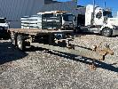 FLAT TOP TRAILER, TANDEM AXLE, 13.5 x 6 ft, REG: NO PLATES, HEAVY DUTY CONSTRUCTION, BALL HITCH, BRAKES, LEAF SPRING SUSPENSION,, TYRE SIZE: LT7.50R16, CHEAKER PLATE STEEL DECK, SIZE: 4100mm L x 1800mm W., , NO MANUFACTURERS PLATES, (NO PAPERS) 11.00% PREMIUM