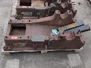 219 · ANTIQUE "INTERNATIONAL HARVESTER CO. PORTABLE ENGINE" ENGINE BED. WITH ORIGINAL MACHINE PLATE (PLATE STORED SEPARATELY) NO GST