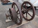 221 · ANTIQUE INTERNATIONAL HARVESTER CO. STATIONARY ENGINE FLYWHEELS & CAM NO GST
