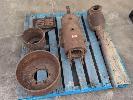 Antique Stationary Engine Parts. International Harvester Co. Cylinder Etc (1 X Pallet) No Gst