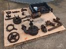 ANTIQUE STATIONARY ENGINE PARTS. INTERNATIONAL HARVESTER CO. ETC (1 X PALLET) NO GST