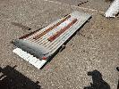 8 · 7 x LENGTHS CORRUGATED IRON, CURVED END, 3280mm(L) &, 8 x LENGTHS CORRUGATED IRON SHEETS, 3500mm (L),, USED