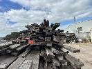 67 · CHURCH TIMBER FREEZES,, 1 x STILLAGE,, PACK LARGE WINDOW LOUVRES,, OVERALL: 1260 x 5400mm, TIMBER: 170 x 100mm OREGON