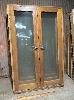 184 · WESTERN RED CEDAR FRENCH DOOR SET, 2400 x 1550mm