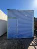 55 · PORTABLE SITE GARAGE, 3100 x 3600 x 3100mm (H),, HIGH CEILING,, PERSONNEL DOOR, ROLLER DOOR ACCESS, STEEL BASE