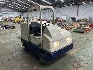 55 · 2012 TENNANT RIDE ON FLOOR SCUBBER, MOD: 7400, MACHINE NO: AZM005, HRS: 1458, LPG, WITH BOOKS, RUNS & DRIVES WELL