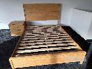 Westminster Queen Size Ash Laminate Timber Bed, 2060 X 1830mm, As New In 4 X Boxes