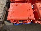23 · 2 x GENUINE PELICAN CASES, ORANGE, 4 x LATCHES, 2 x PADLOCK POINTS, 600 x 450 x 220mm NO GST