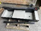 63 · CONCRETE TWIN BOWL BASIN WITH METAL OVERHANGING SHELF, 1600 x 450 x 200mm, BASIN: 400 x 440 x 130mm