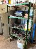 19 · RACK & CONTENTS INCLUDING RING SPANNER, CIRCLIP PLIERS, HAMMER HEADS, PIPE WRENCH, ETC