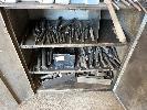 24 · LOWLINE STEEL CUPBOARD & CONTENTS, LARGE QUANTITY 2, 3 & 4 M/T DRILLS, BORING BAR & LATHE TOOLS