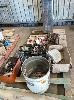 60 · ASSORTED PIPE FITTINGS, GREASE GUNS, WATER FOUNTAIN, LOCKWOOD DOOR RETURNS, CONTENTS 2 x PALLETS