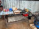 122 · STEEL HEAVY DUTY PLATE TOP BENCH, 1750 x 900mm
